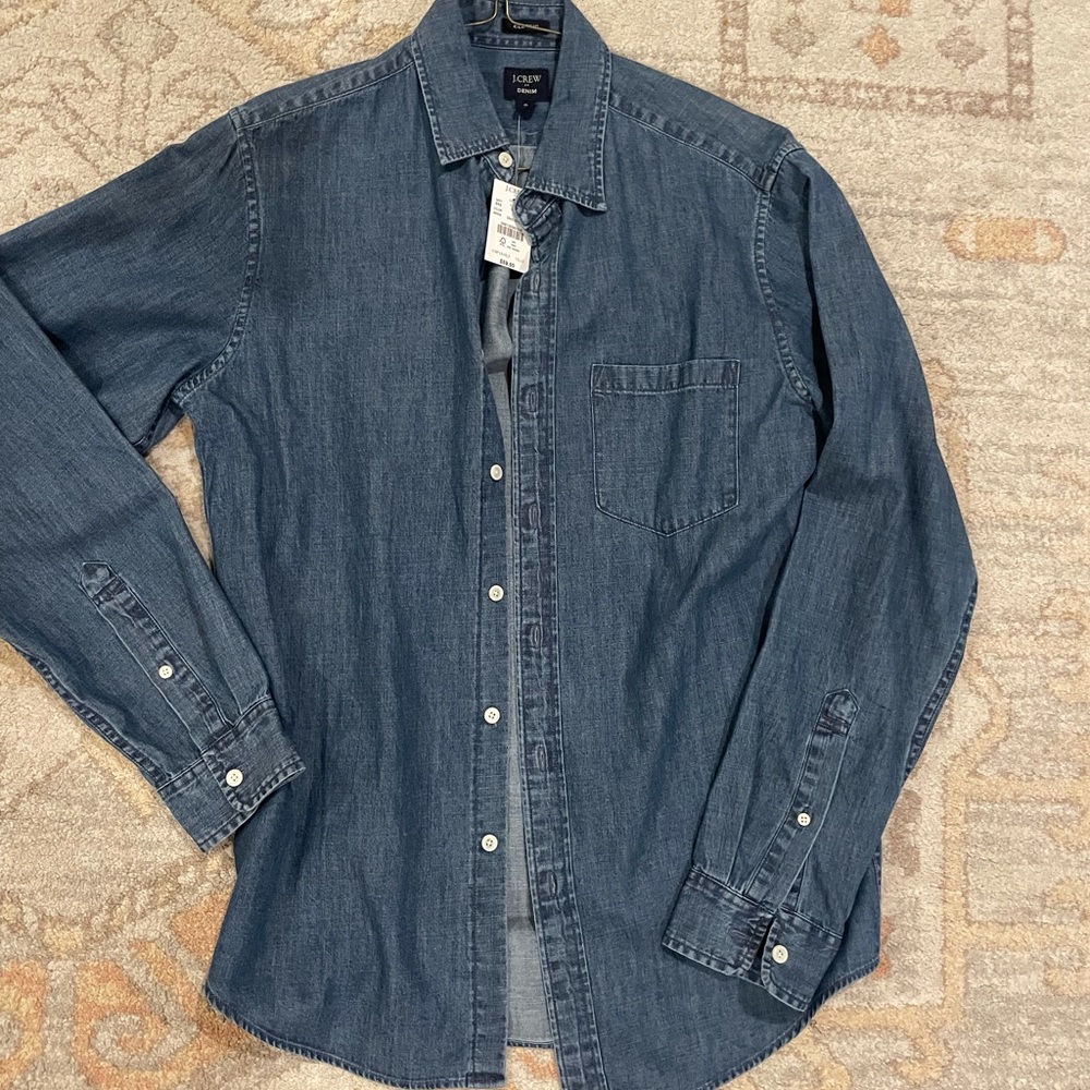 NWT denim classic shirt